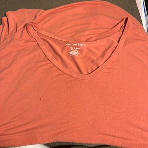 Pink salmon soft t-shirt